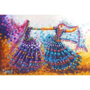 Bandah Ali, 24 x 36 Inch, Acrylic on Canvas, Figurative-Painting, AC-BNA-182
